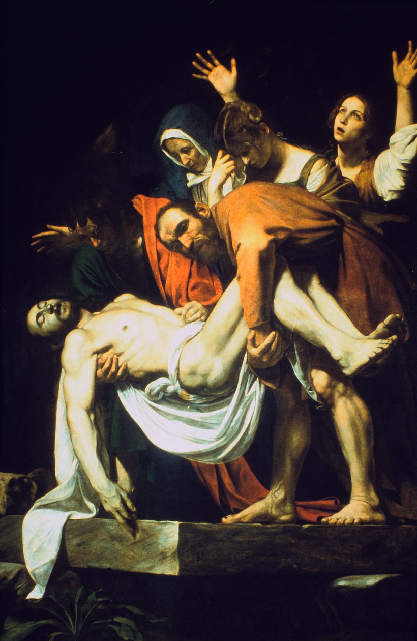 The Laying in the Tomb The Deposition The Entombment, 1602-1604 by Michelangelo Merisi Caravaggio