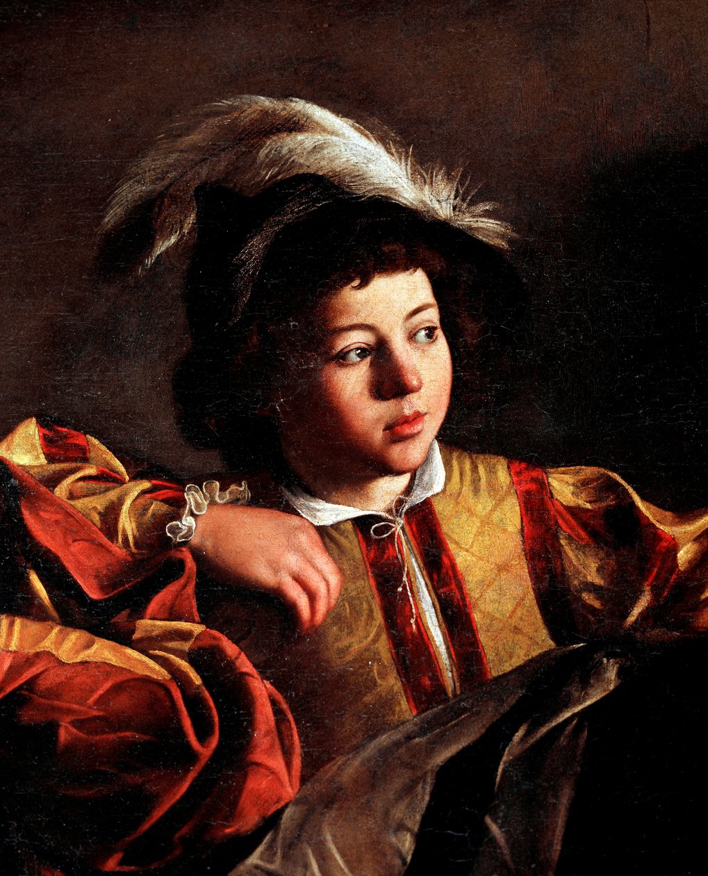 The Calling of St Matthew (detail) by Michelangelo Merisi da Caravaggio