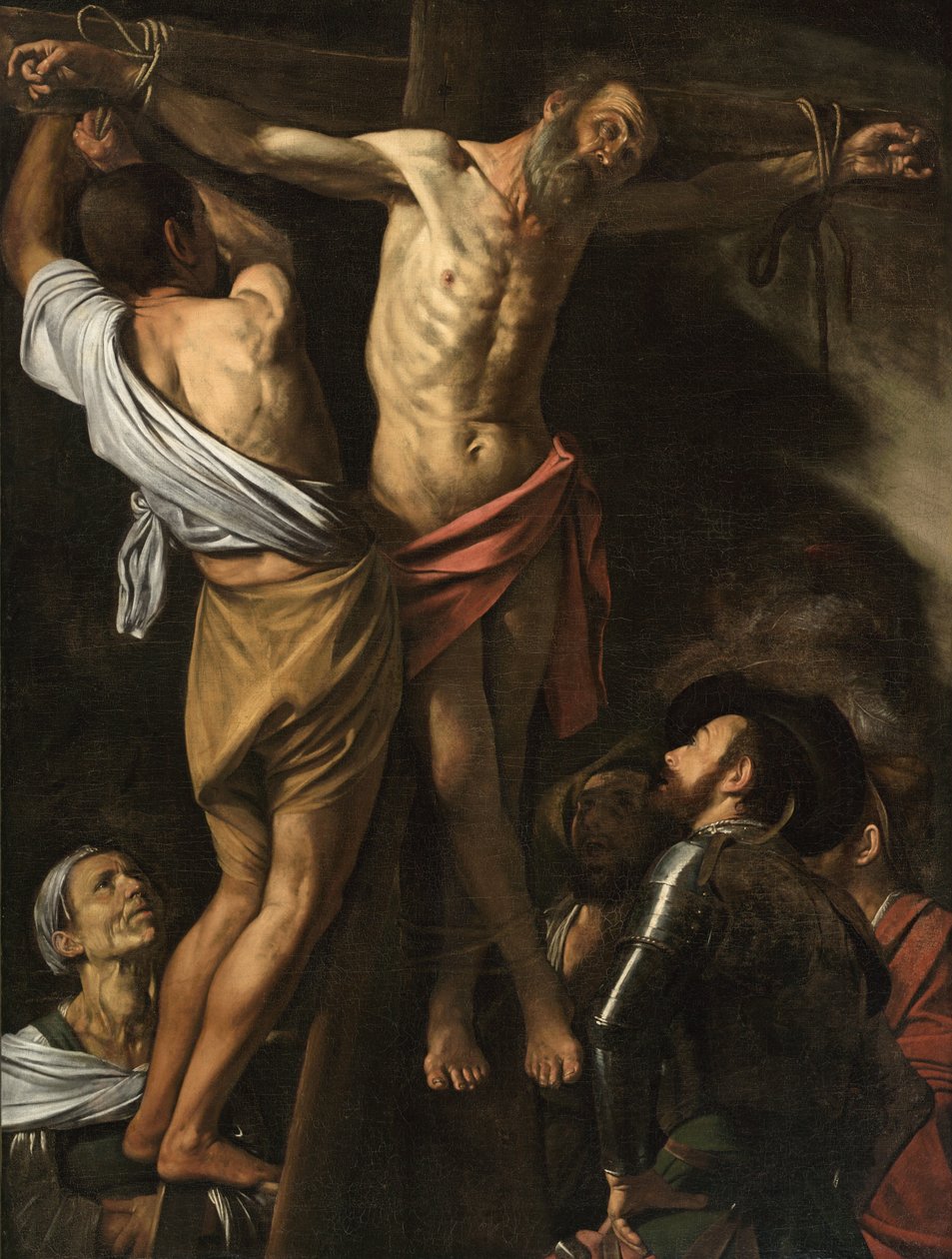 The Crucifixion of Saint Andrew by Michelangelo Merisi da Caravaggio