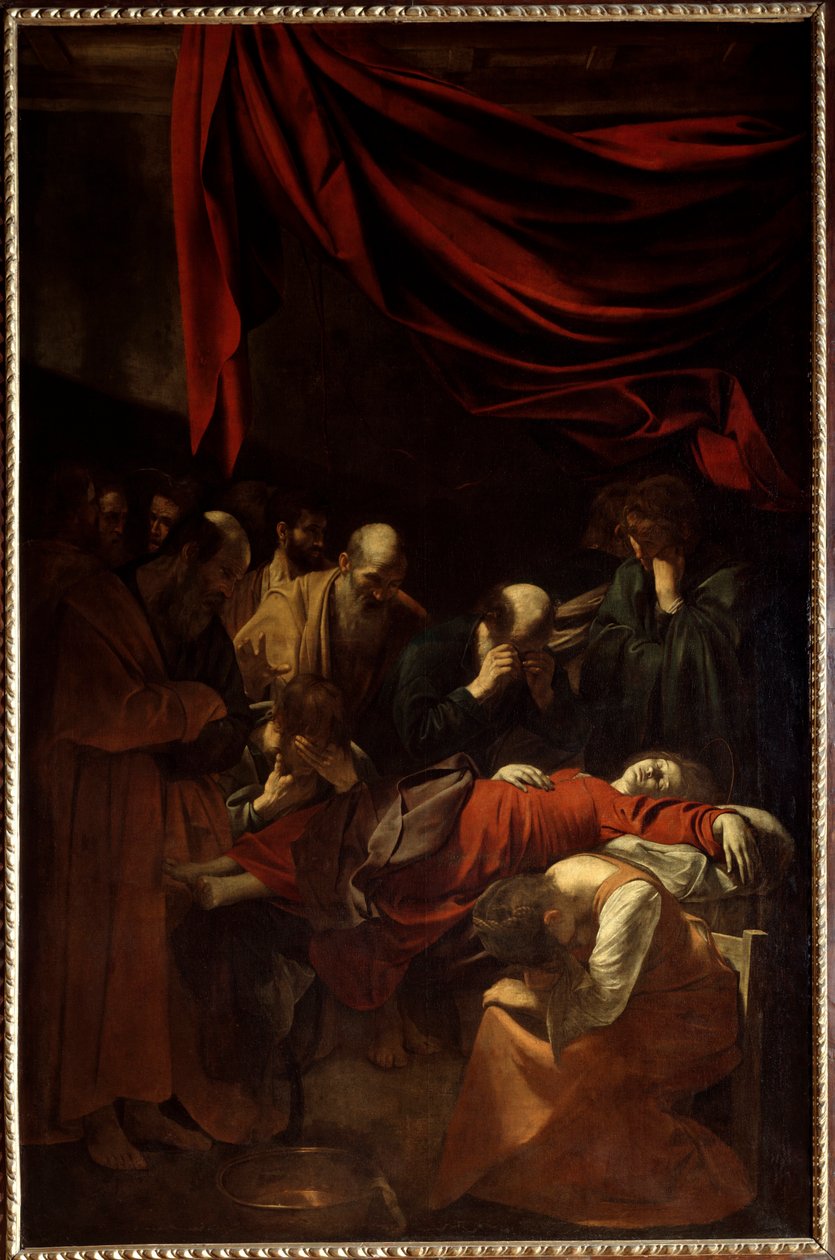 The Death of the Virgin by Michelangelo Merisi da Caravaggio
