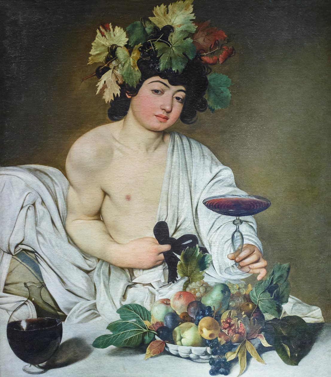 The Young Bacchus, c.1596 by Michelangelo Merisi da Caravaggio