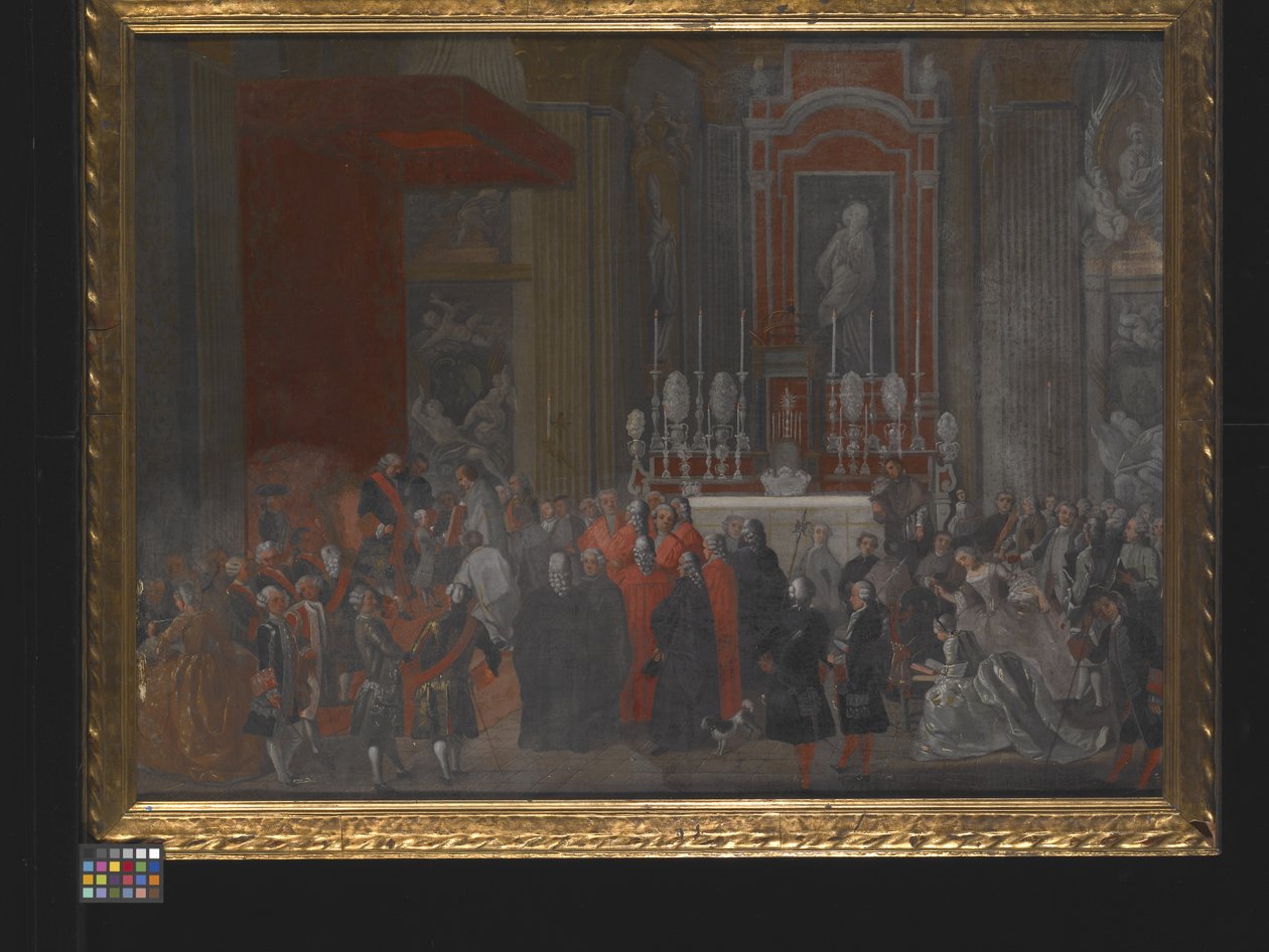 A Religious Ceremony on the Accession of Ferdinand IV to the Throne of Naples by Michele Foschini