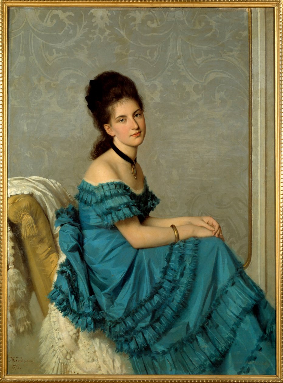 Portrait of Adelaide Banti by Michele Giordigiani