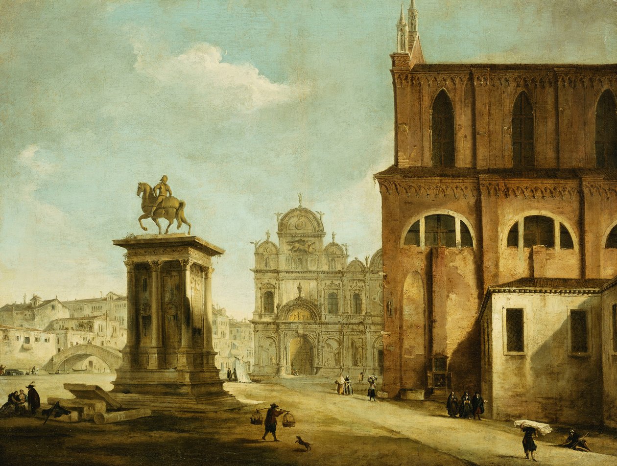 Campo SS Giovanni e Paolo, Venice by Michele Marieschi