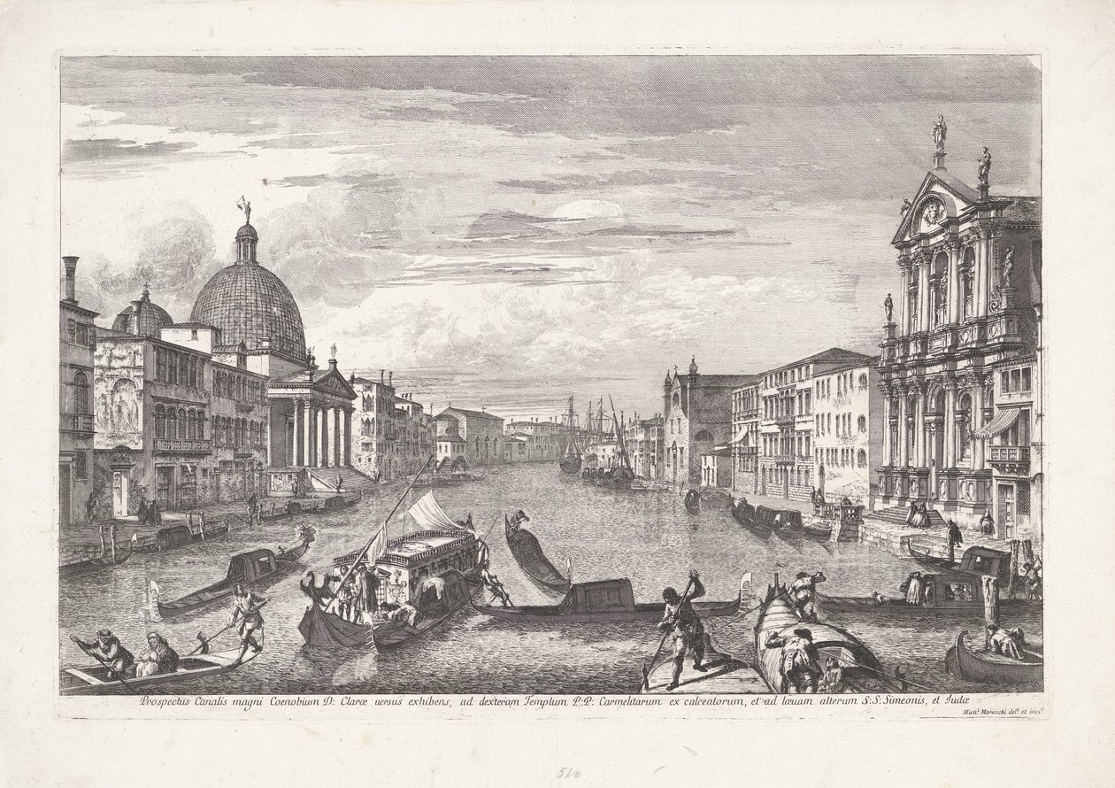 Canal Grande in Venice by Michele Marieschi