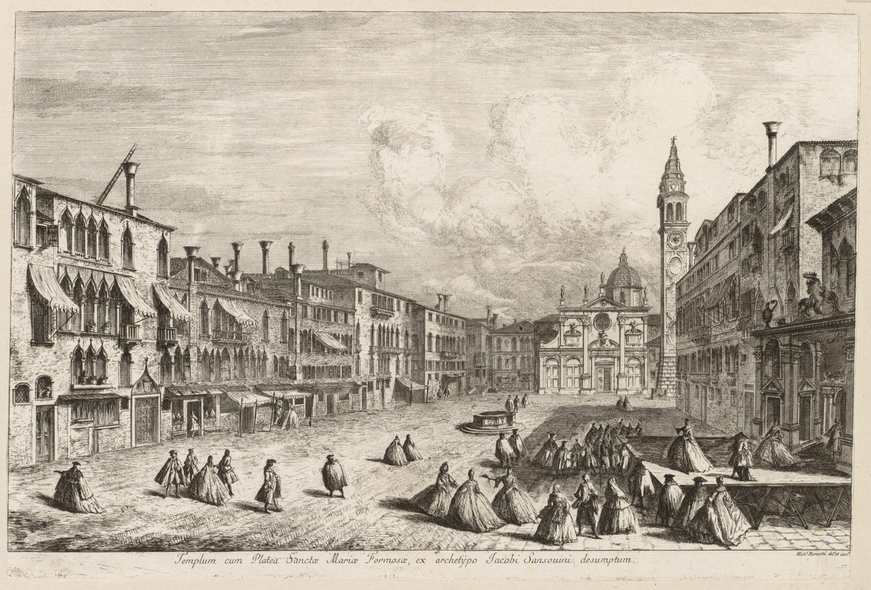 Views of Venice: S. Maria Formosa by Michele Marieschi