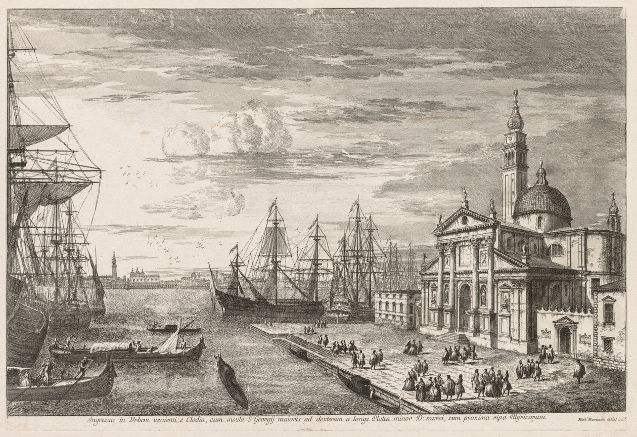 Views of Venice: The Basin of St. Marks, 1741 by Michele Marieschi