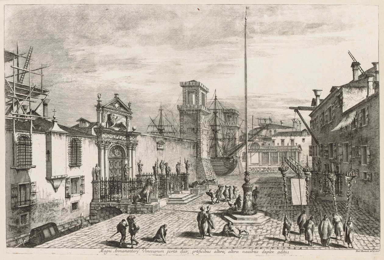 Views of Venice: The Gates of the Arsenal by Michele Marieschi