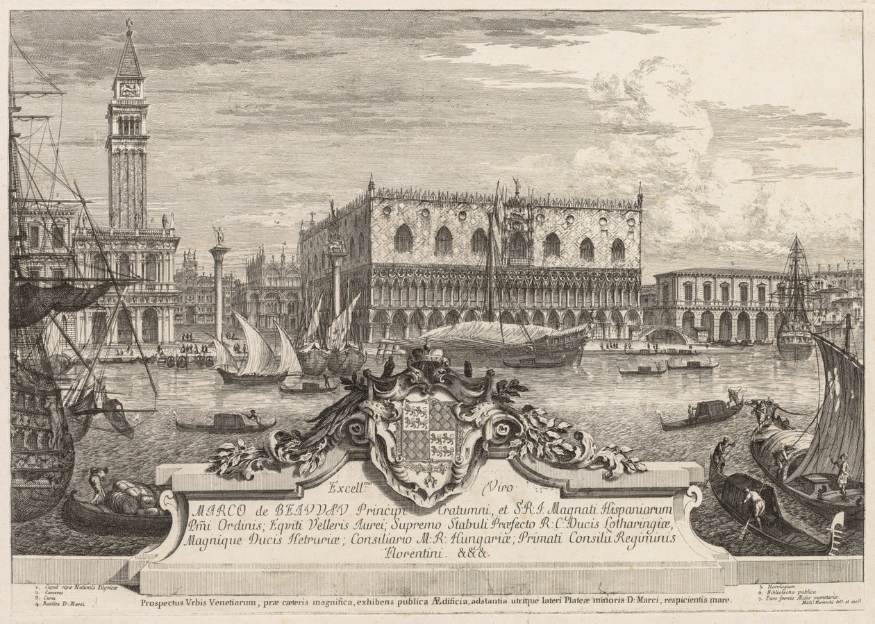 Views of Venice: The Piazzetta and Ducal Palace by Michele Marieschi