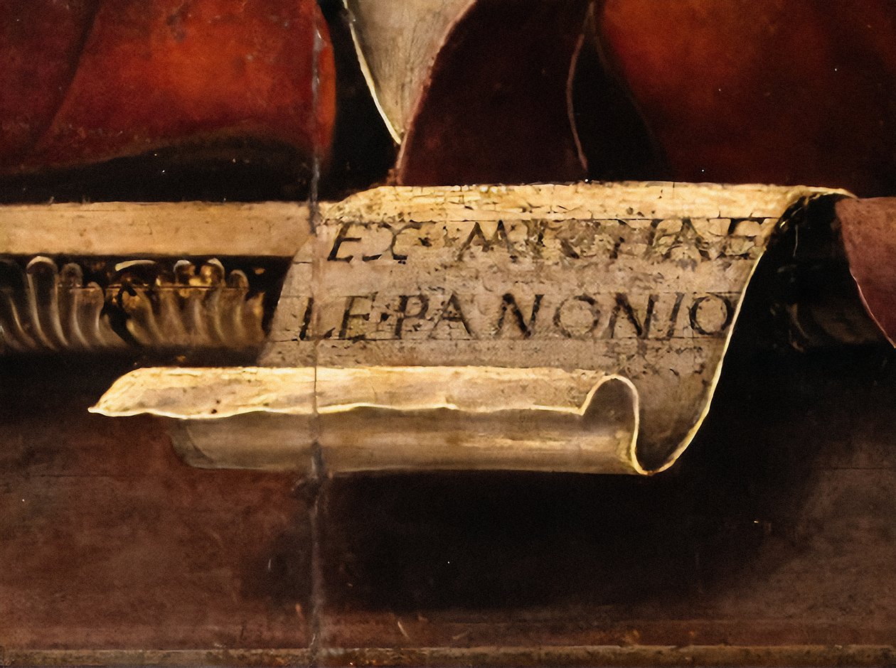 The Muse Thalia (detail) by Michele Pannonio