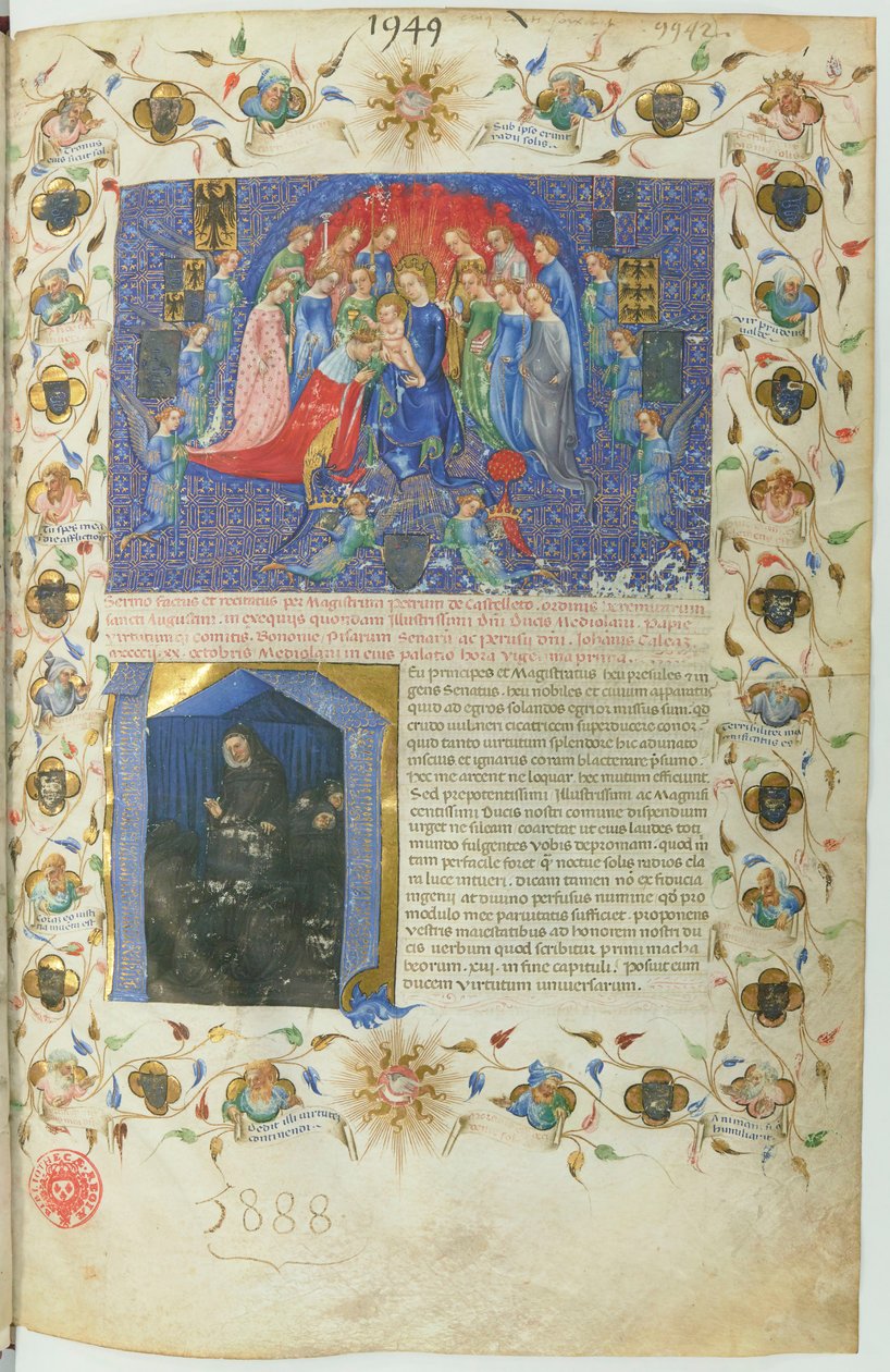 Genealogy of the Visconti by Michelino Molinari da Besozzo