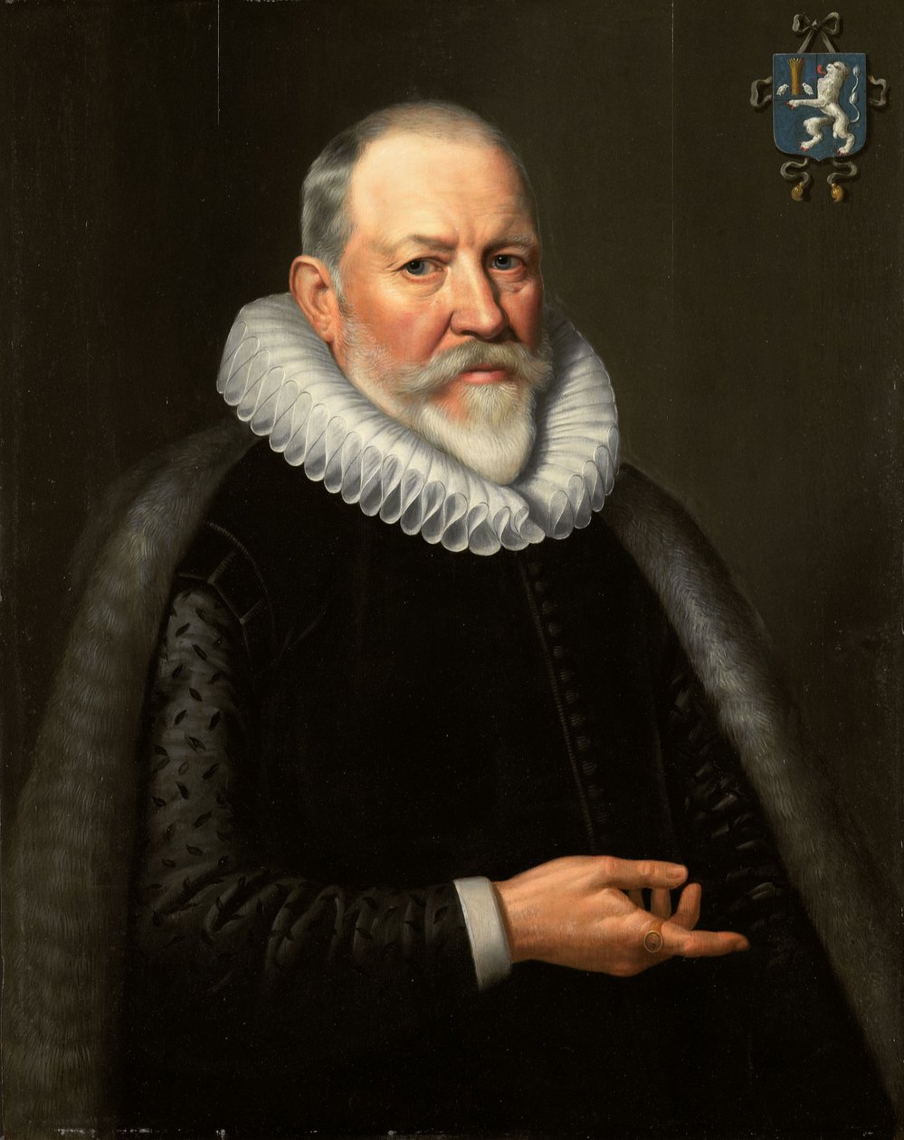 Portrait of Maerten Ruychaver by Michiel Jansz. van (after) Miereveld