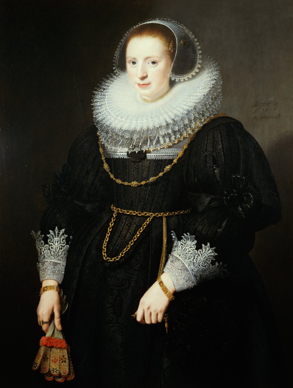 Portrait of a Girl, aged 18 by Michiel Jansz van Miereveld