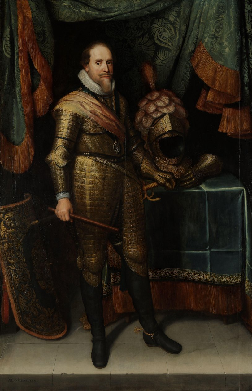 Maurits, Prince of Orange (1567-1625) by Michiel Jansz van Mierevelt