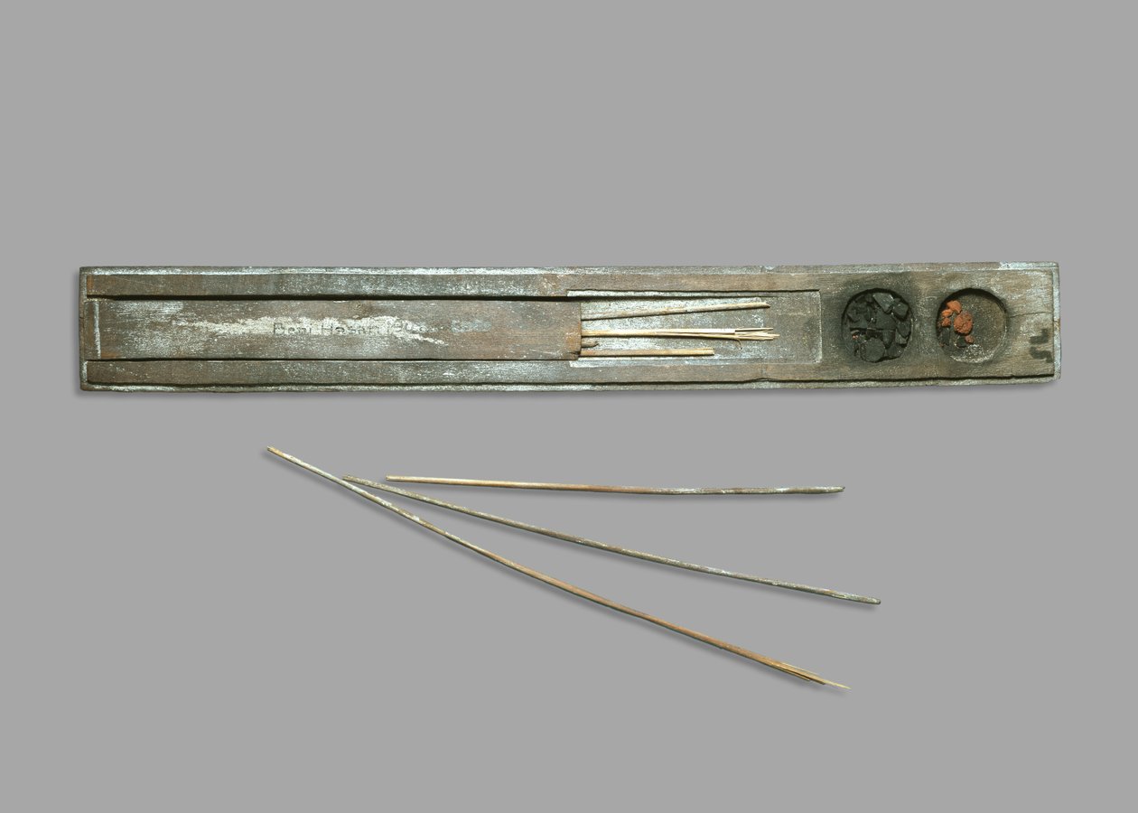 Pen case, from Beni Hasan by Middle Kingdom Egyptian
