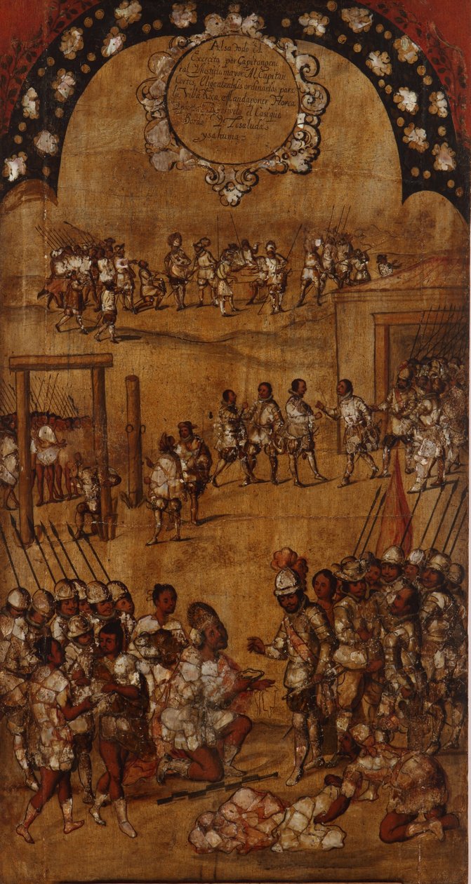 The Conquest of Mexico. Plate III by Miguel Gonzales