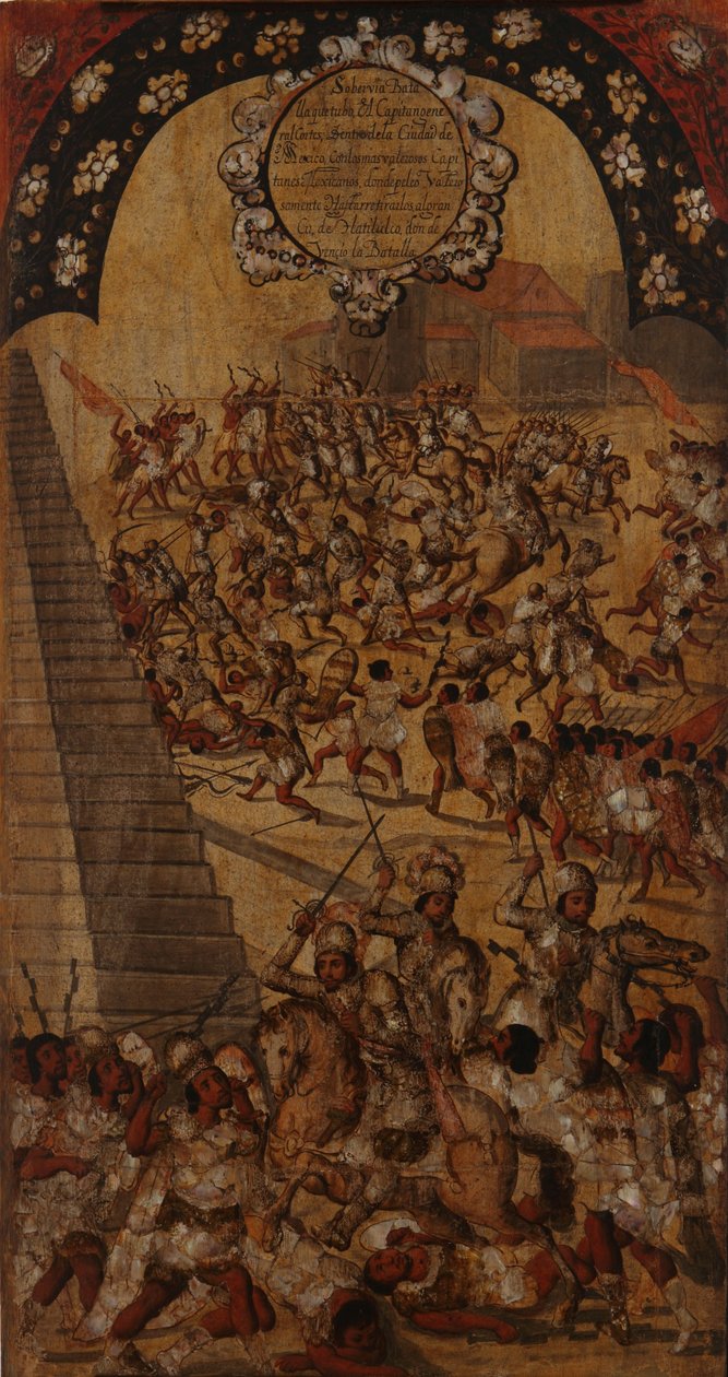 The Conquest of Mexico. Plate XVI by Miguel Gonzales