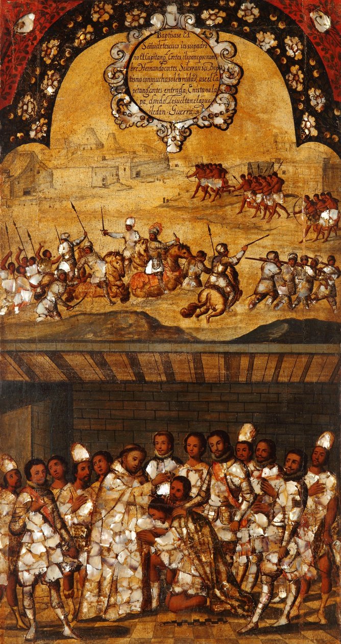 The Conquest of Mexico, Panel XIX by Miguel Gonzalez