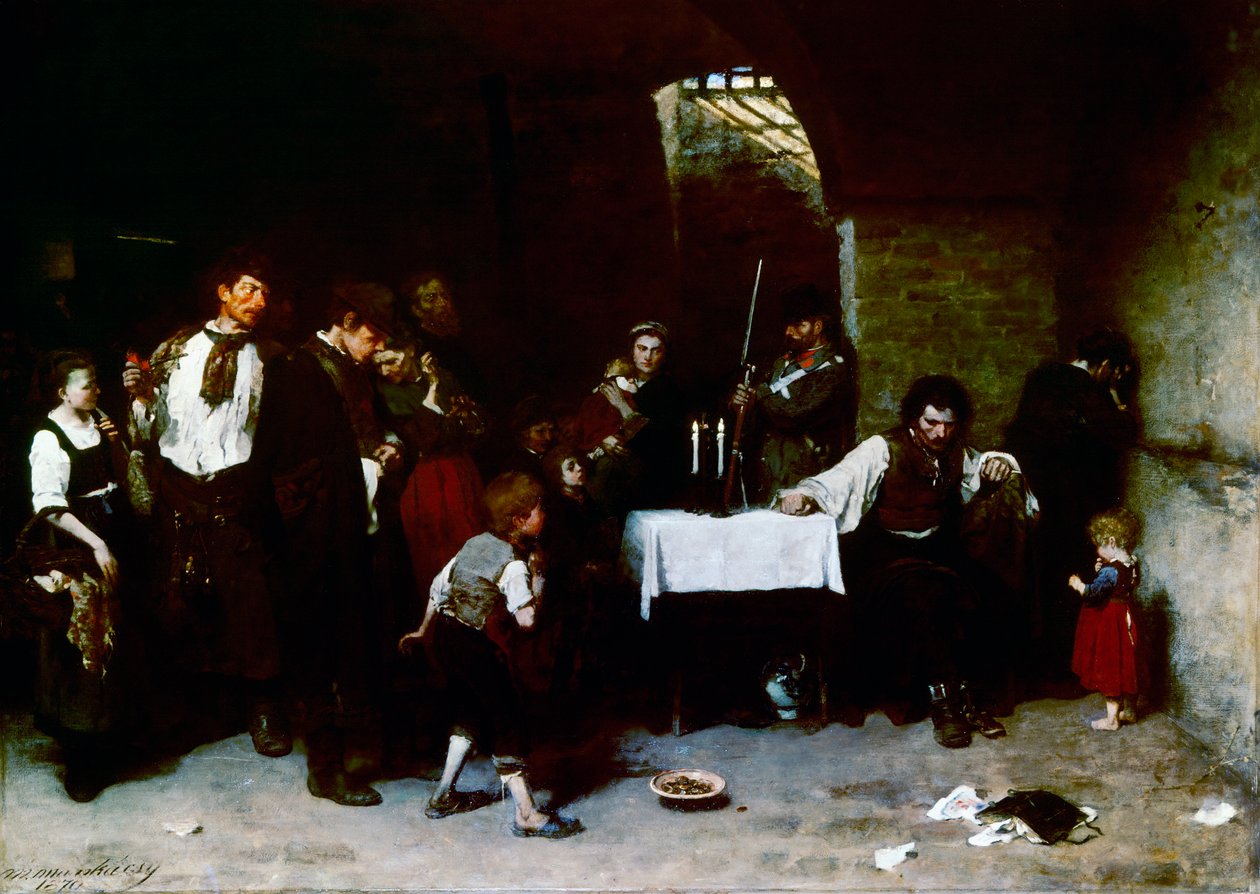 The Last Day of a Condemned Man in Hungary by Mihály Munkácsy