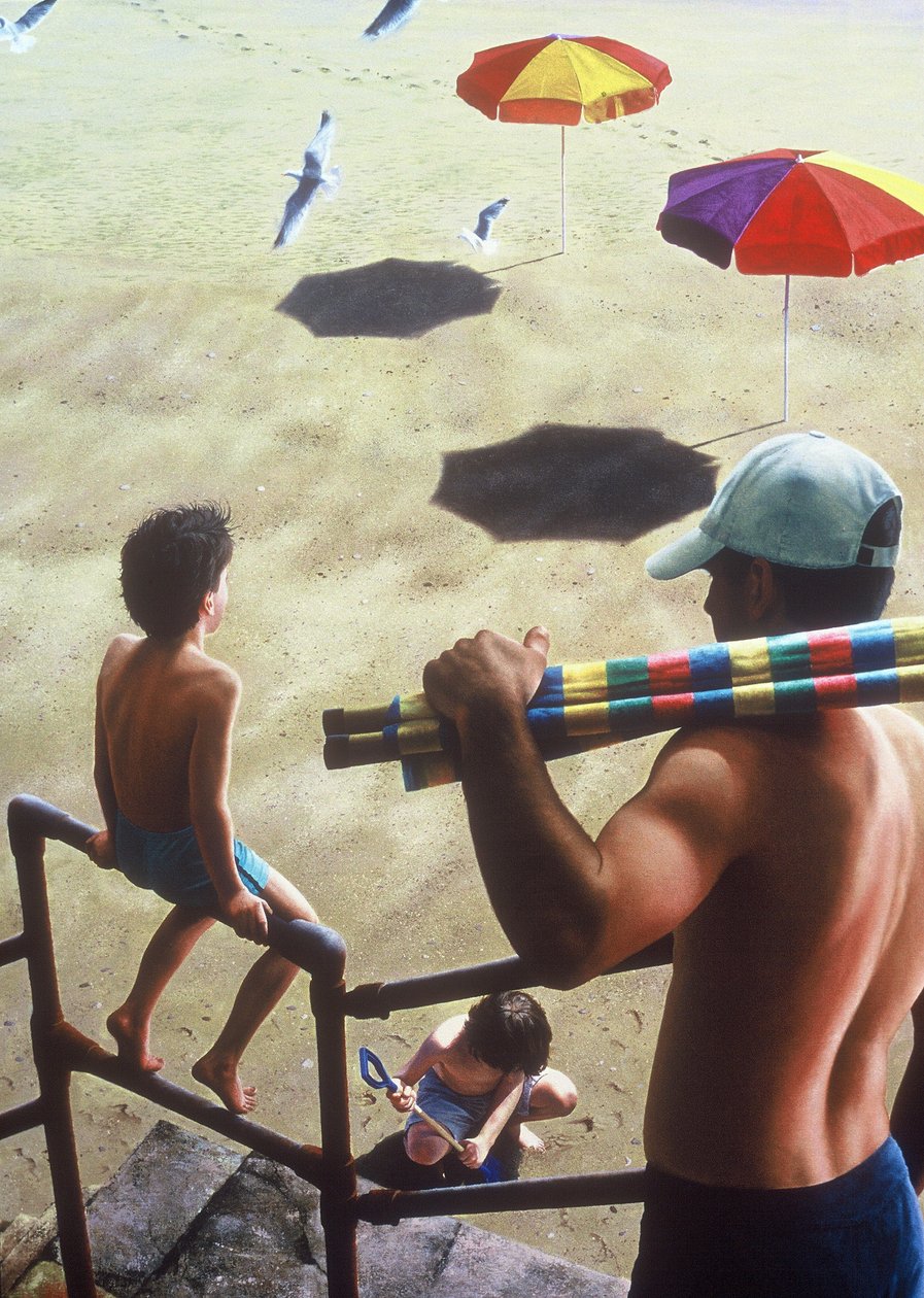 Down the Promenade Steps by Mike Briscoe