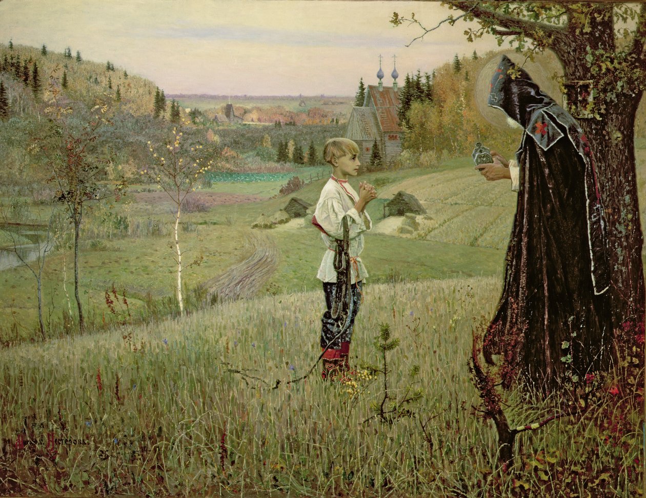 The Vision of the Young Bartholomew by Mikhail Vasilievich Nesterov