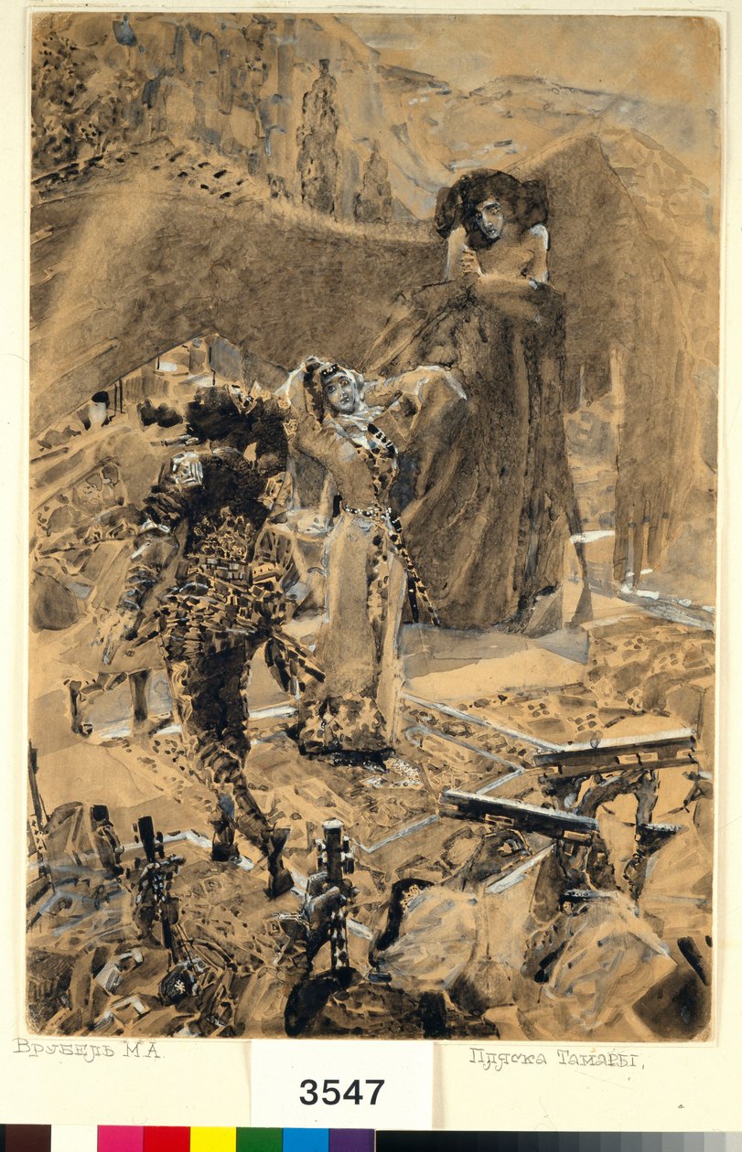 The Dance of Tamara - Illustration of the Poem 