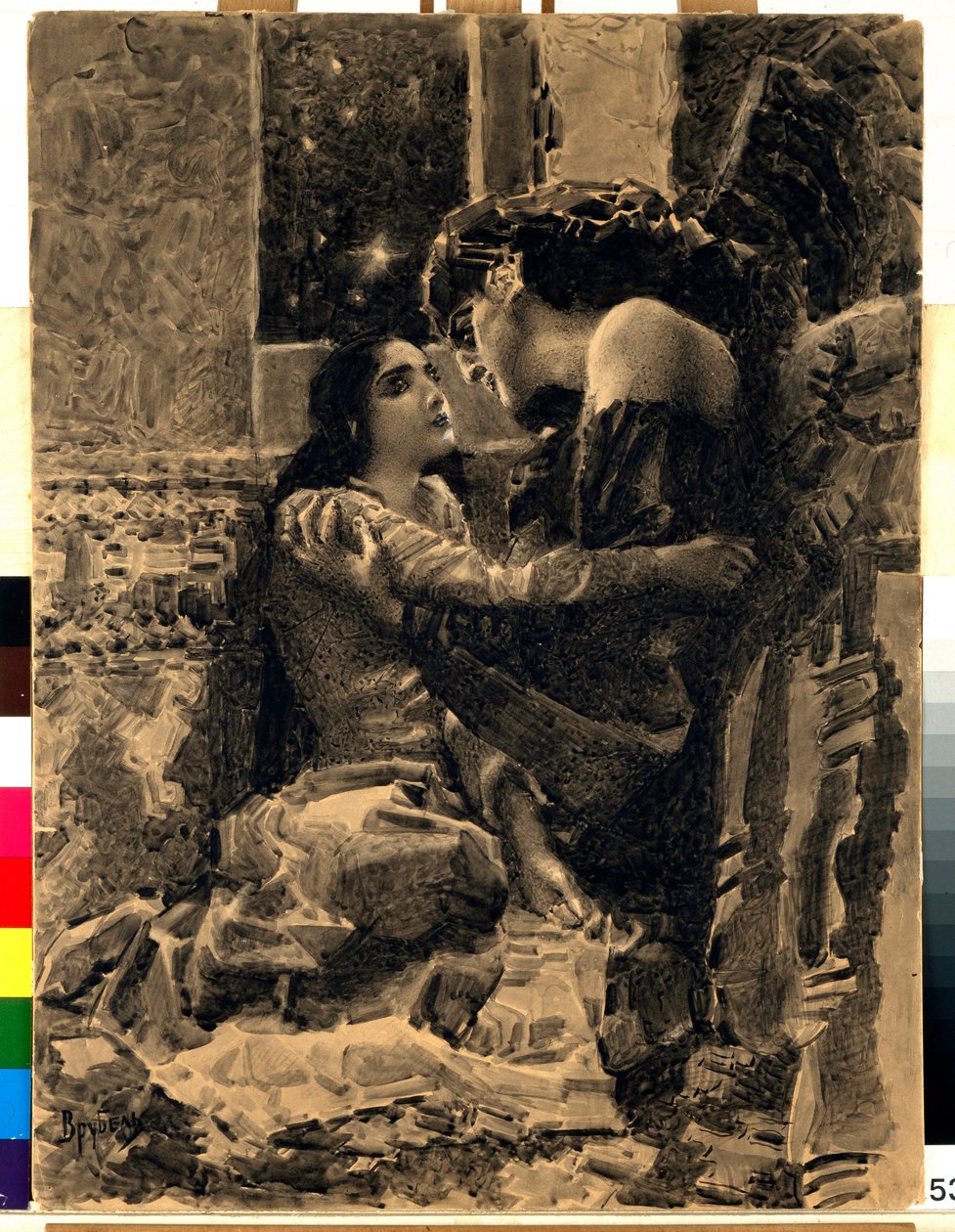 Tamara and the Demon (Illustration of the Poem 