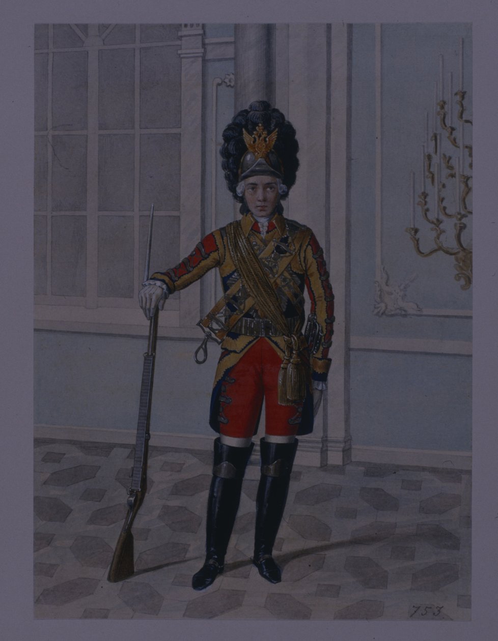Officer of the Life Guards Cavalry Regiment by Mikhail Ivanovich Terebenev