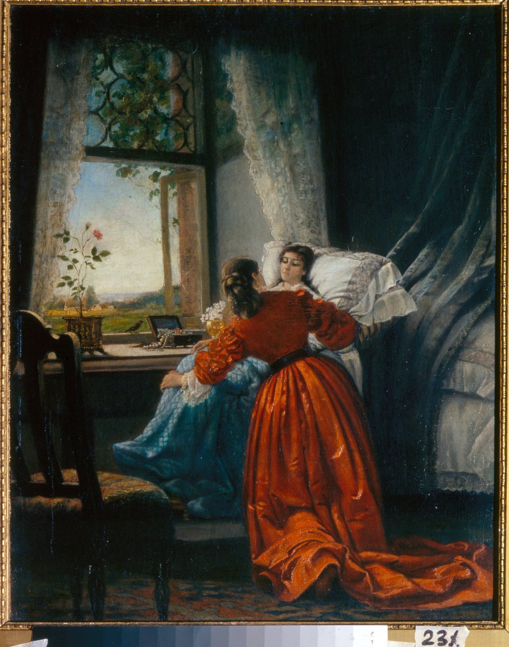 Visiting the Sick by Mikhail Petrovich Klodt