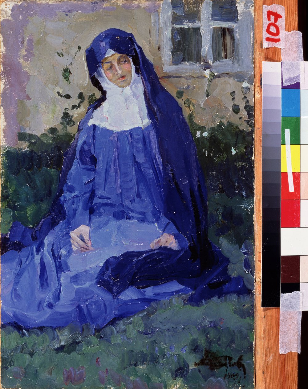 A Nun by Mikhail Vasilievich Nesterov