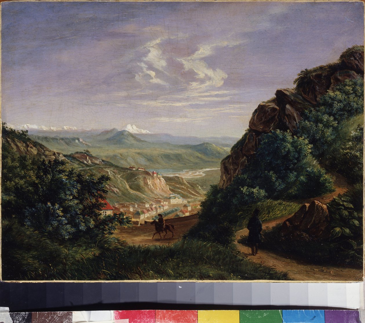 View of Pyatigorsk by Mikhail Yuryevich Lermontov