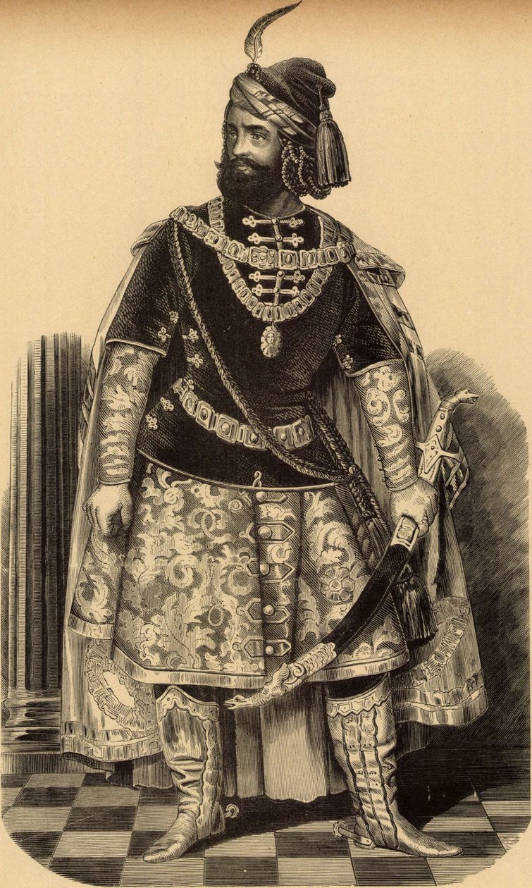 Lendvay Márton as Bánk Bán (1856) by Miklós Barabás