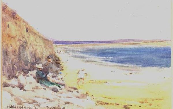 On the Beach by Mildred Anne Butler