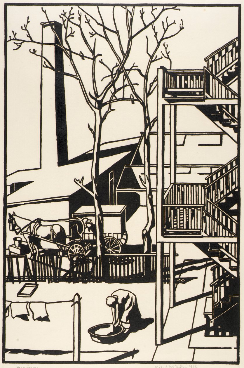 Back Stairs by Mildred McMillen