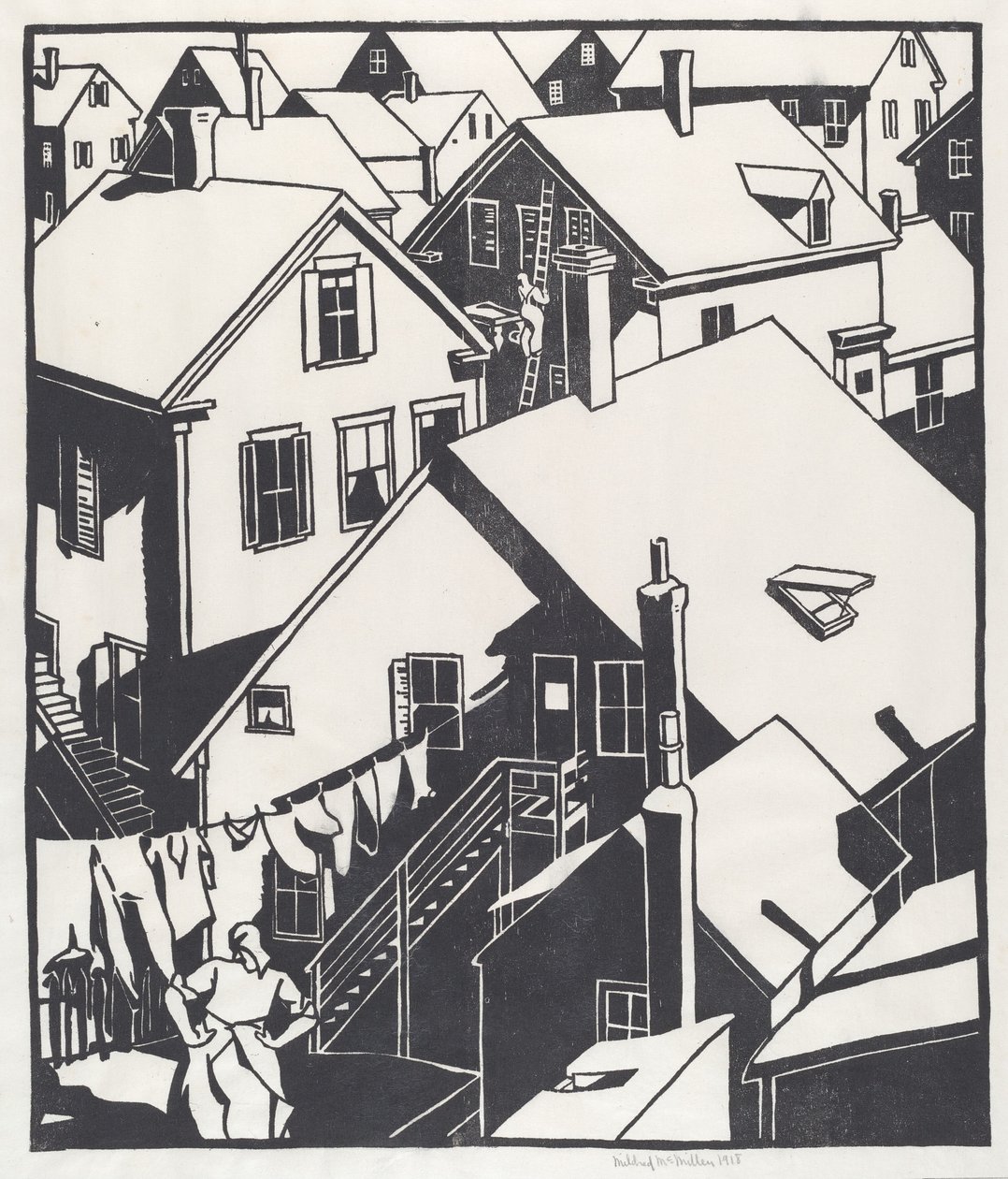 Housetops by Mildred McMillen