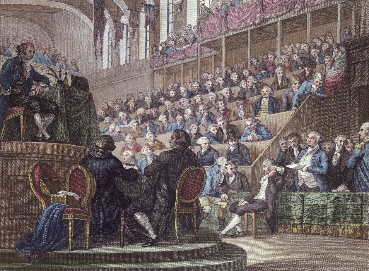 The Trial of Louis XVI Before the Convention, 26th December 1792, Engraved by Reinier Vinkeles and Daniel Vrydag, 1802 by Miller