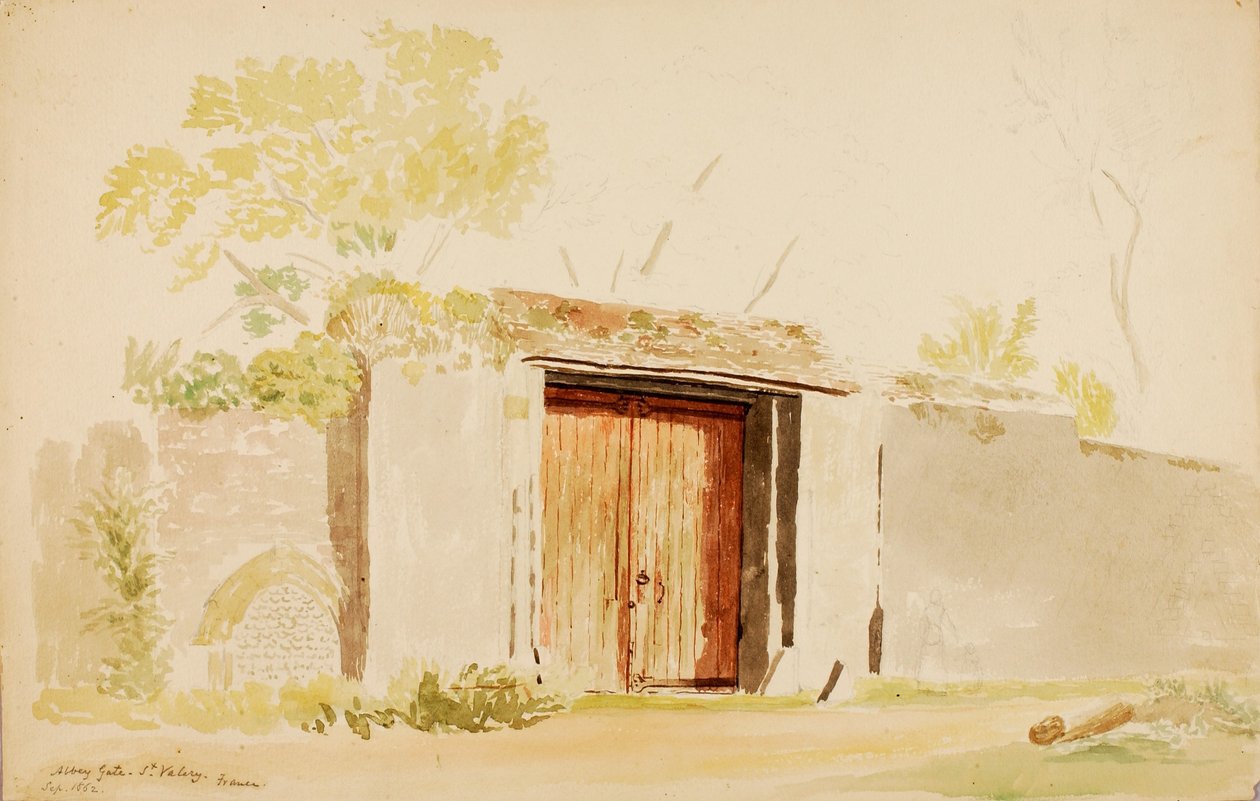 Abbey Gate-St. Valery by Miner Kilbourne Kellogg