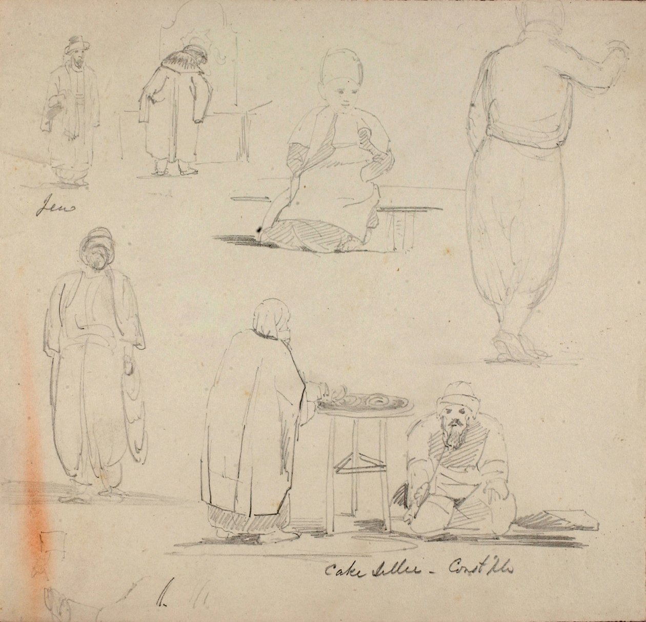 Cake Seller, Constantinople by Miner Kilbourne Kellogg