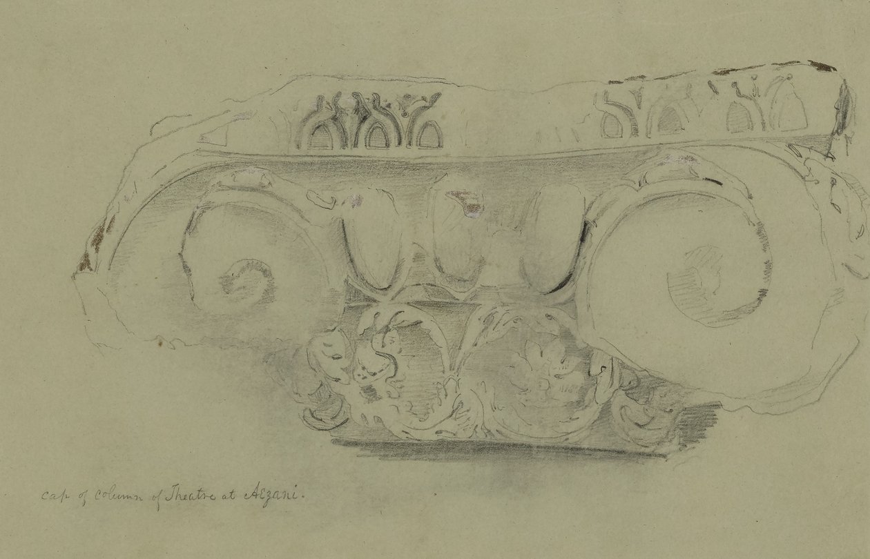 Capital of Column at Theatre at Azani by Miner Kilbourne Kellogg