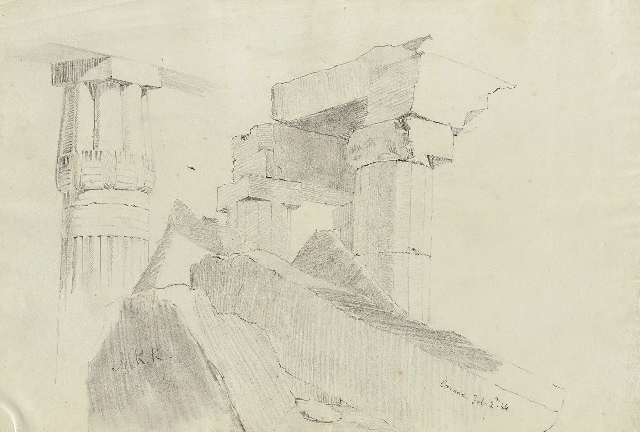 Carnac, Egypt by Miner Kilbourne Kellogg