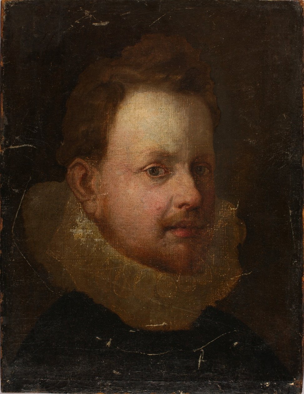 Head of a Gentleman (after van Dyck) by Miner Kilbourne Kellogg