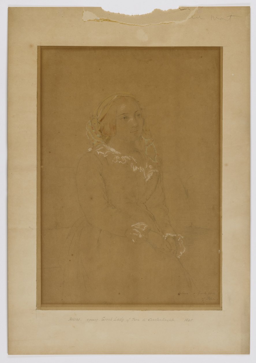 Helene, a young Greek Lady of Pera di Constantinople by Miner Kilbourne Kellogg