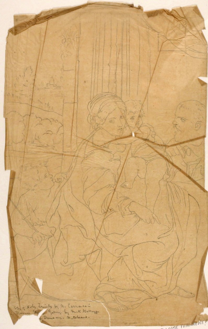 Holy Family (after Annibale Caracci) by Miner Kilbourne Kellogg