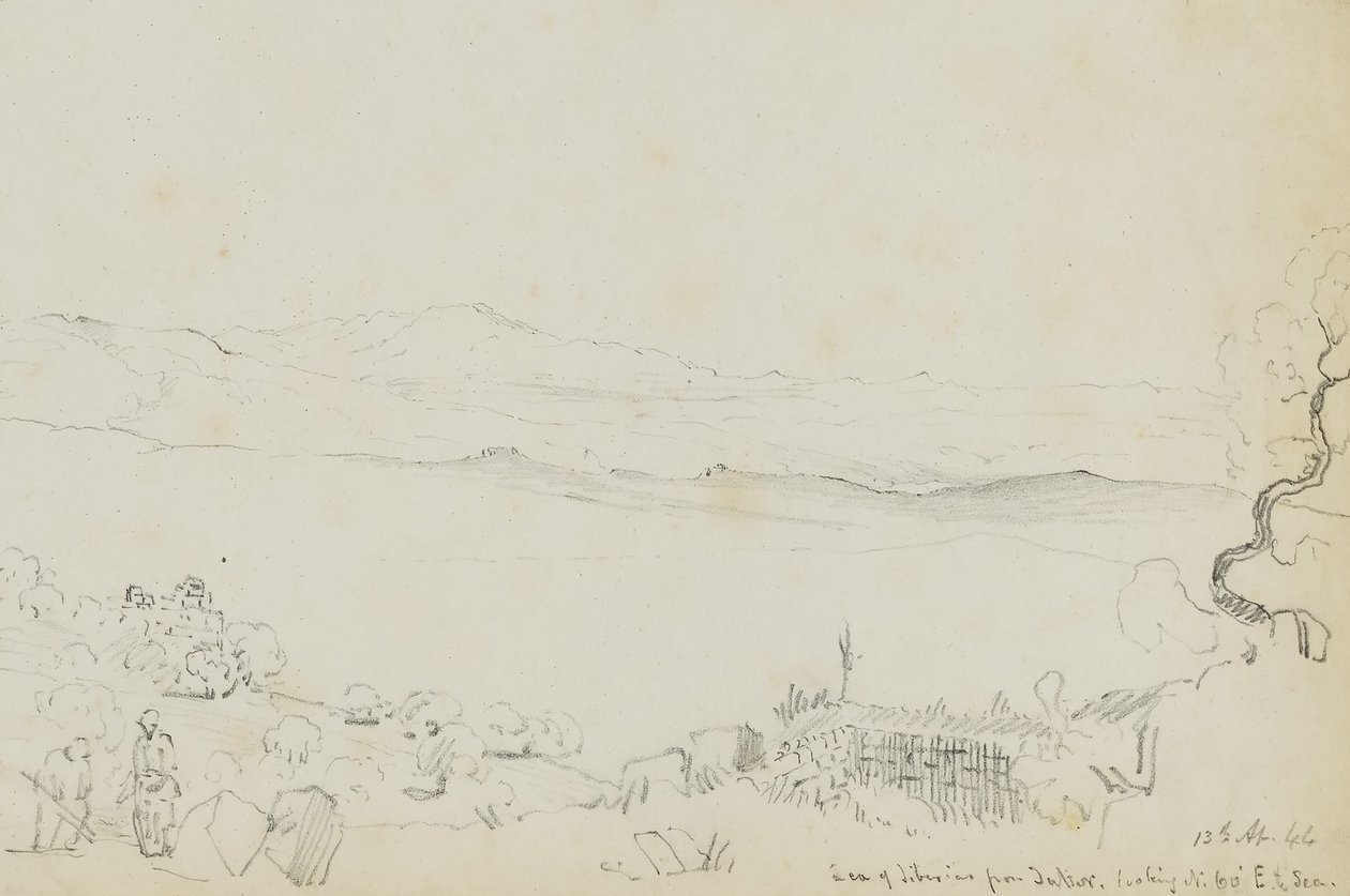 Sea of Tiberias, From Tabor by Miner Kilbourne Kellogg