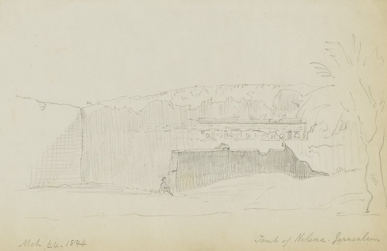 Tomb of Helena, Jerusalem by Miner Kilbourne Kellogg