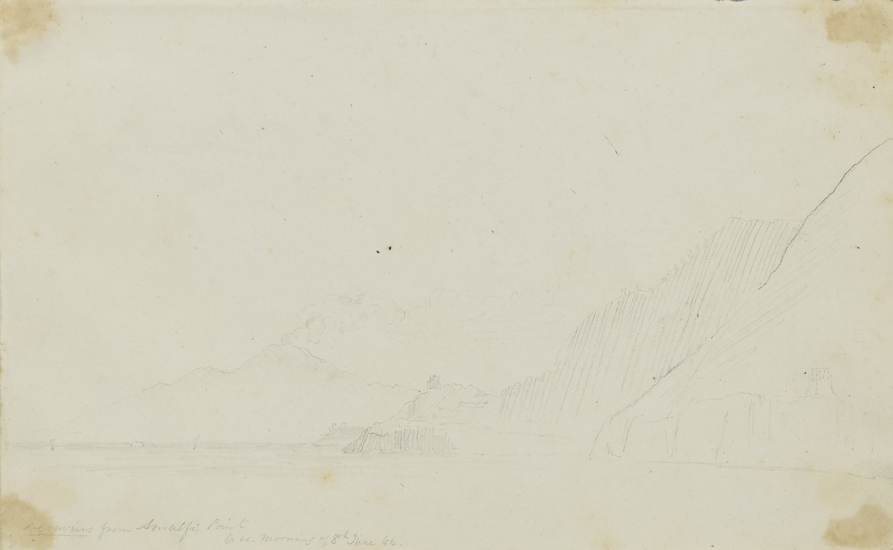 Vesuvius from Amalfi Point by Miner Kilbourne Kellogg