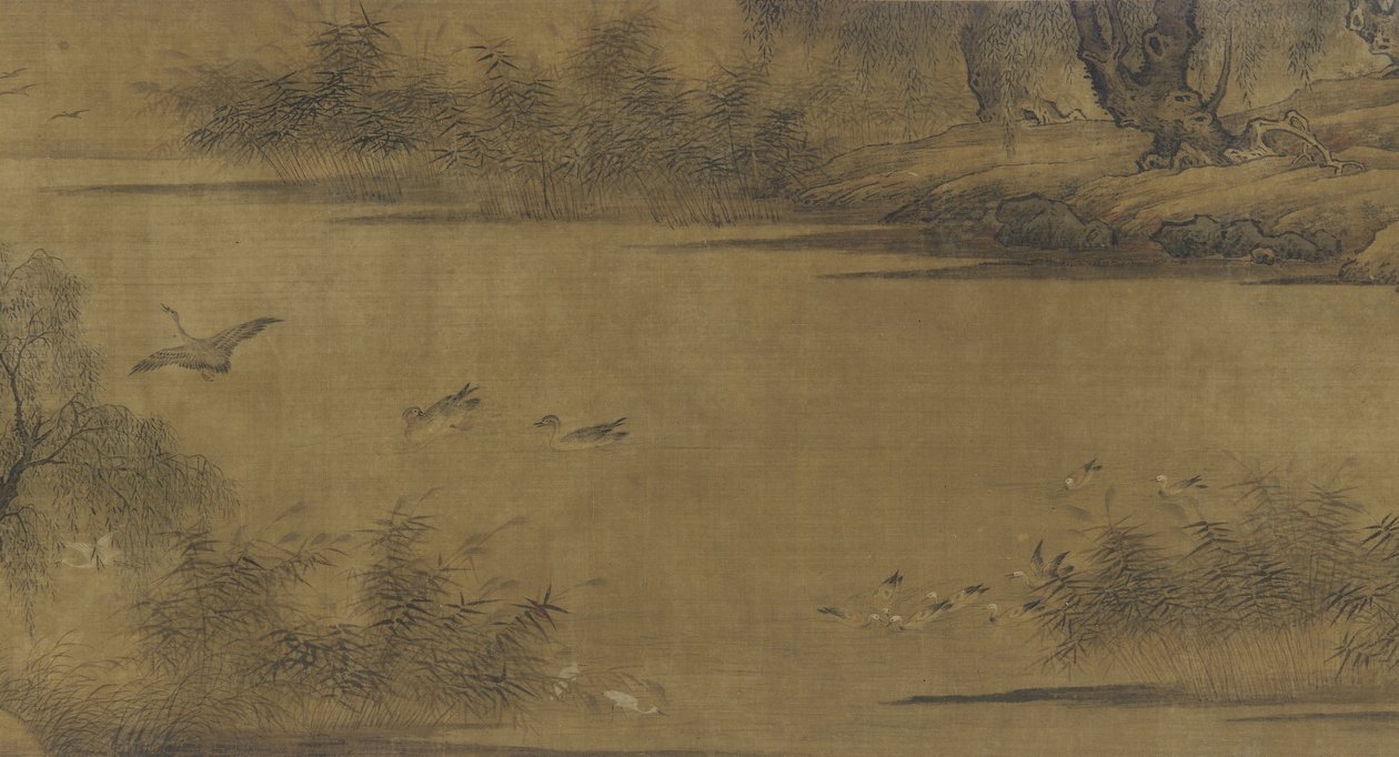 Birds on an Autumn Pond by Ming Dynasty Chinese School