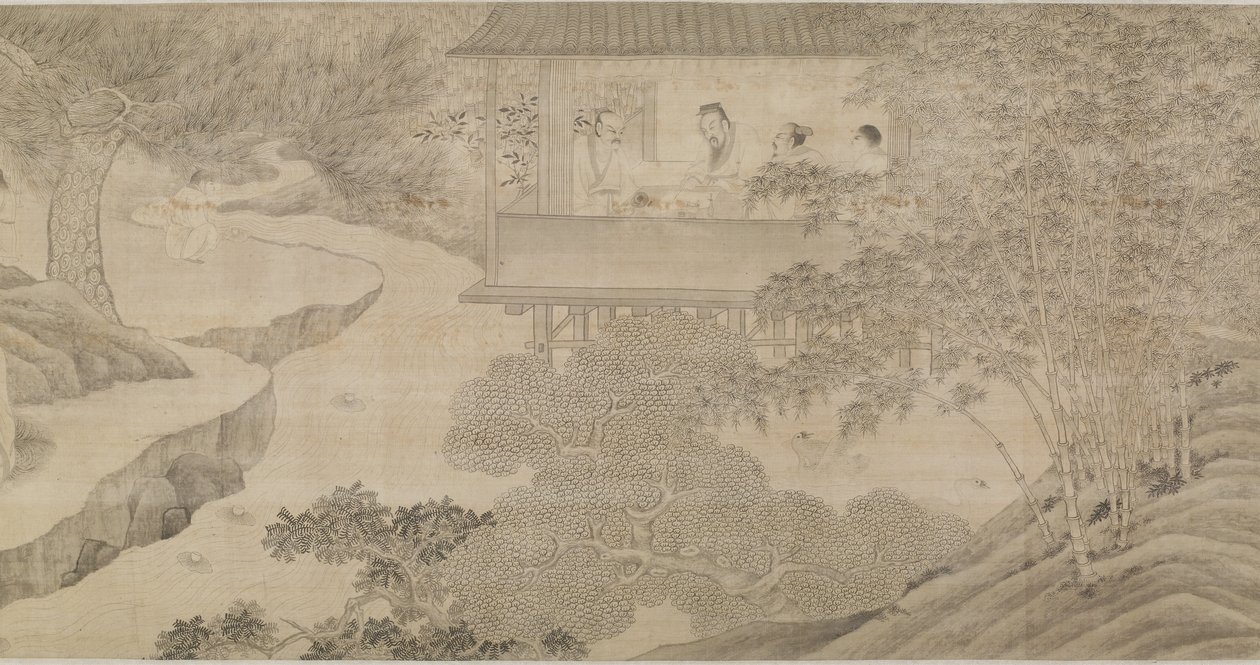 The Gathering at the Orchid Pavilion by Ming Dynasty Chinese School