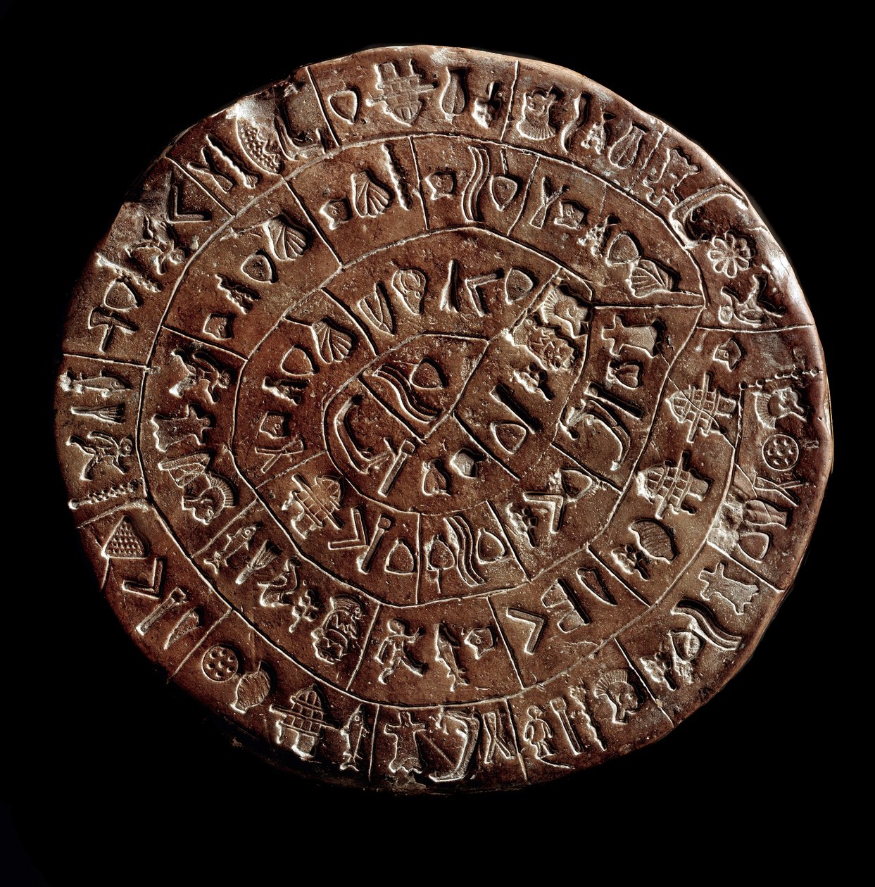 The Disc of Phaistos by Minoan