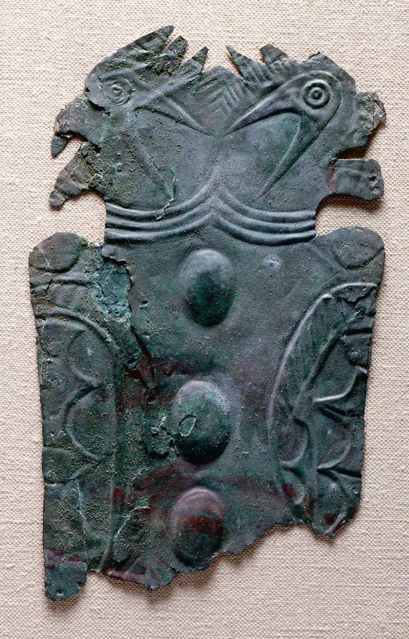 Wulfing Plate, Missouri, 1200-1400 by Mississippian culture